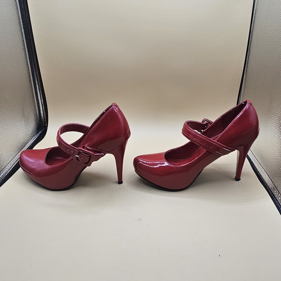 Grabriella Roches Red Pump 4" Stiletllo High Heels, Women's 8M - Picture 13 of 14